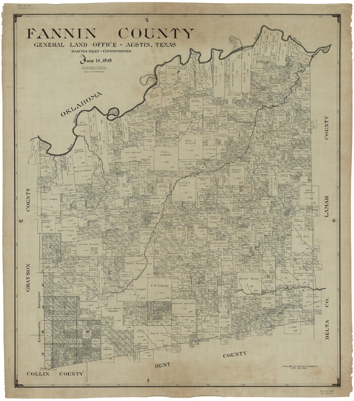 1825, Fannin County, General Map Collection
