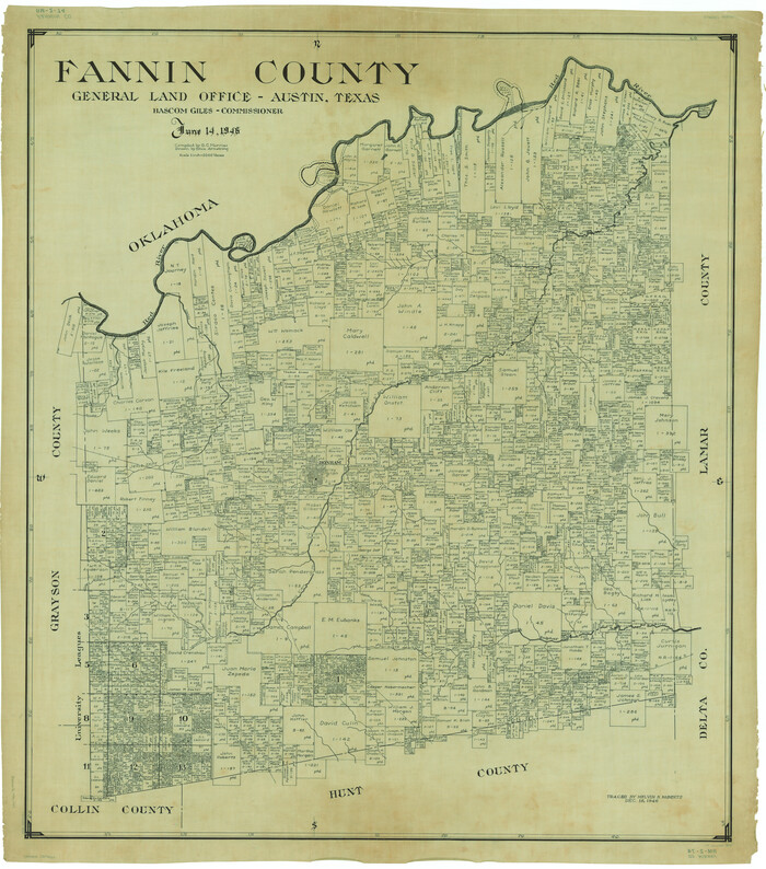 1825, Fannin County, General Map Collection