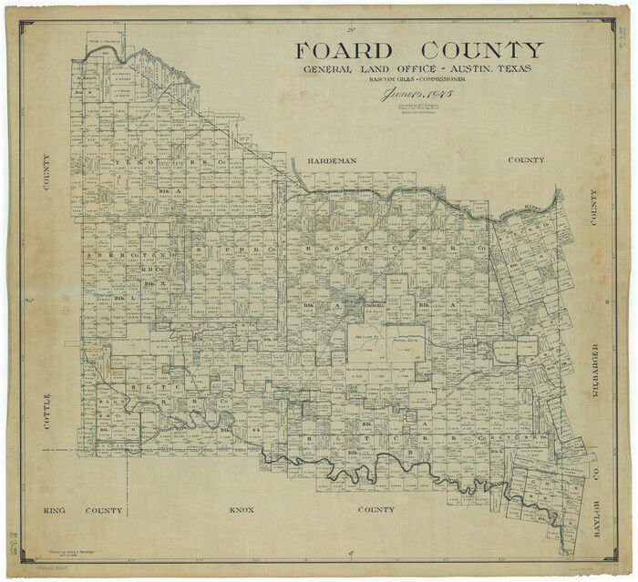 1828, Foard County, General Map Collection