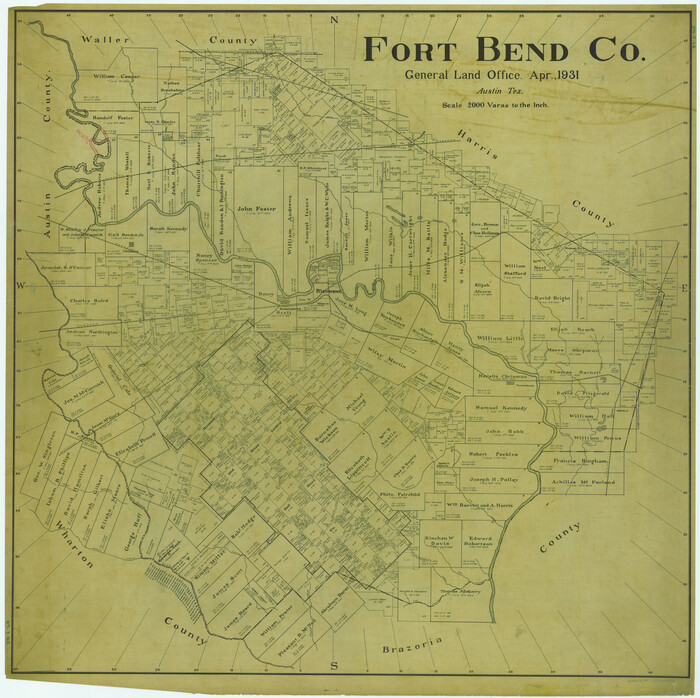 1829, Fort Bend Co., General Map Collection