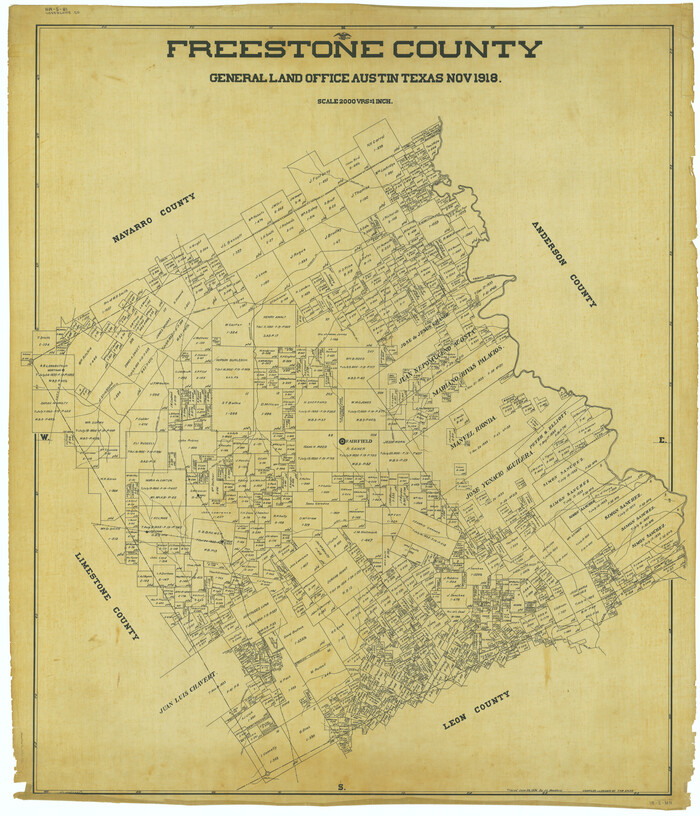 1831, Freestone County, General Map Collection