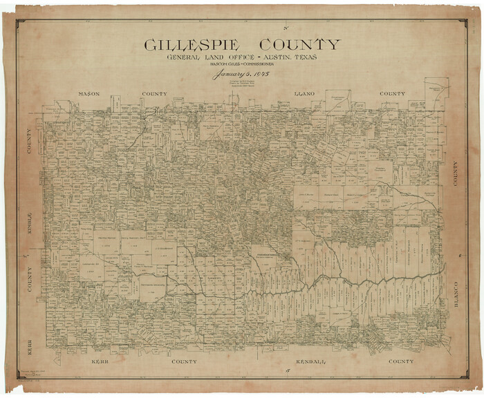1838, Gillespie County, General Map Collection