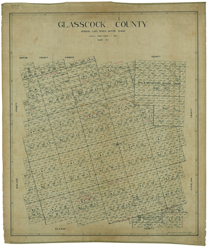 1839, Glasscock County, General Map Collection