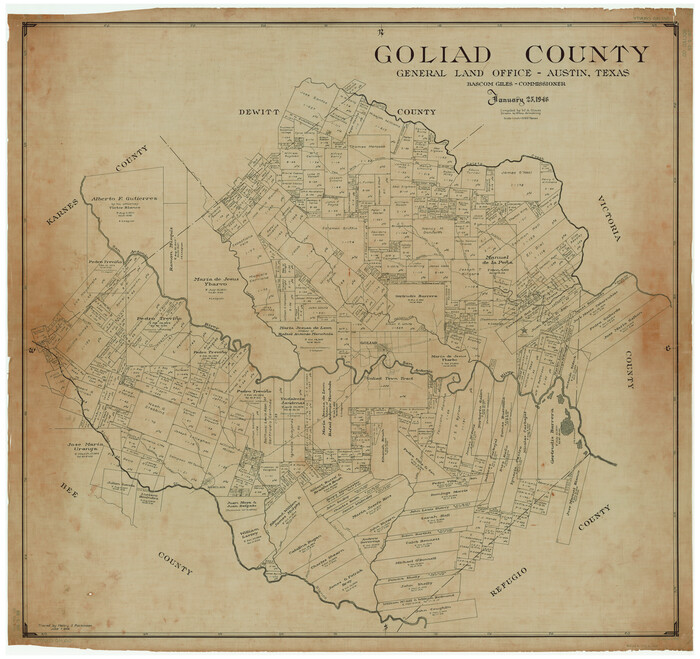 1840, Goliad County, General Map Collection