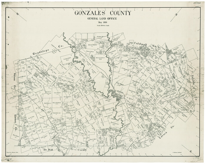 1841, Gonzales County, General Map Collection

