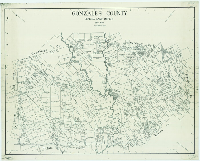 1841, Gonzales County, General Map Collection