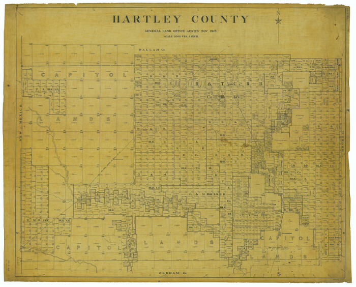 1851, Hartley County, General Map Collection