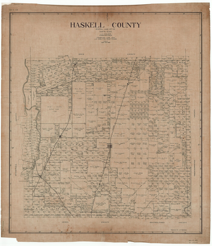 1852, Haskell County, General Map Collection
