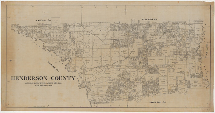 1854, Henderson County, General Map Collection