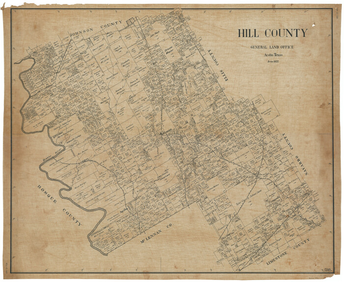 1855, Hill County, General Map Collection