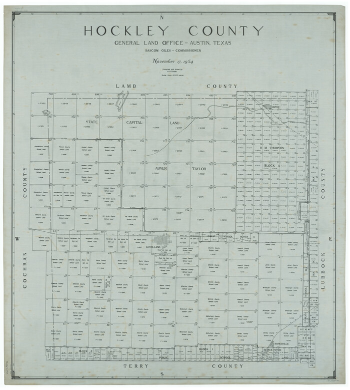 1856, Hockley County, General Map Collection