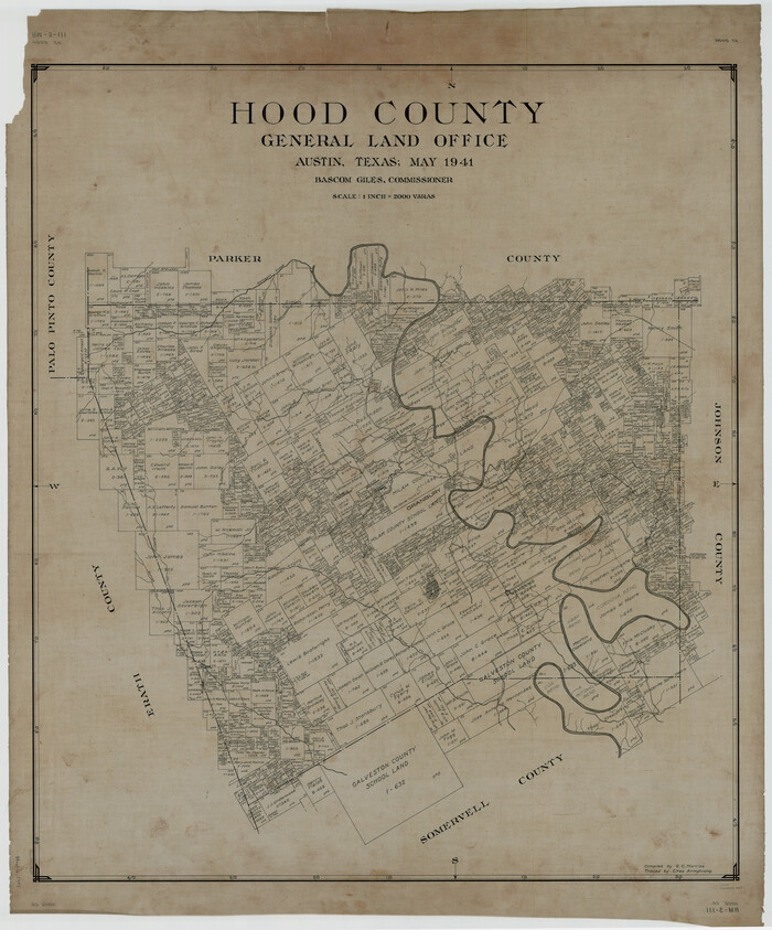 1857, Hood County, General Map Collection
