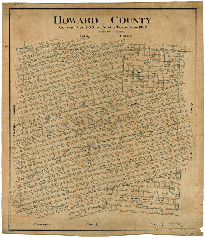 1860, Howard County, General Map Collection