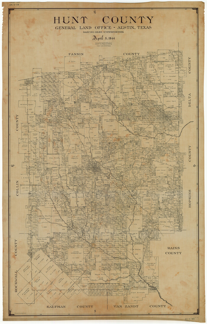 1862, Hunt County, General Map Collection