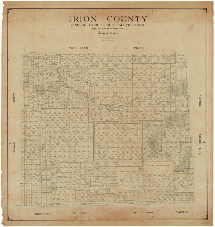 1864, Irion County, General Map Collection