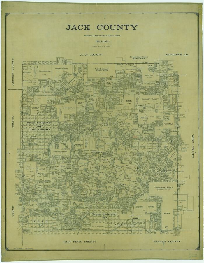 1865, Jack County, General Map Collection