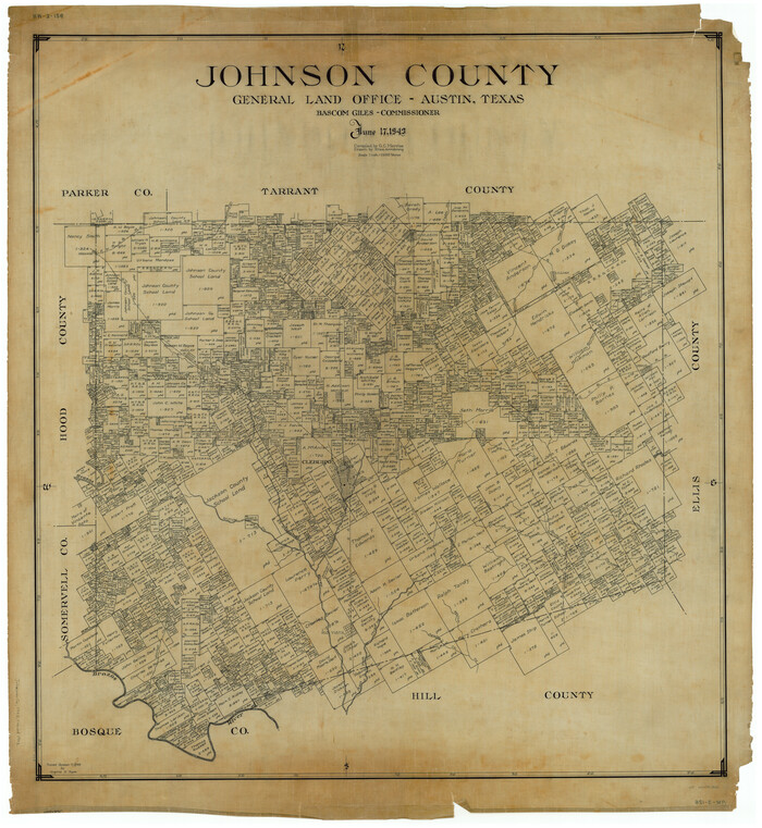 1868, Johnson County, General Map Collection