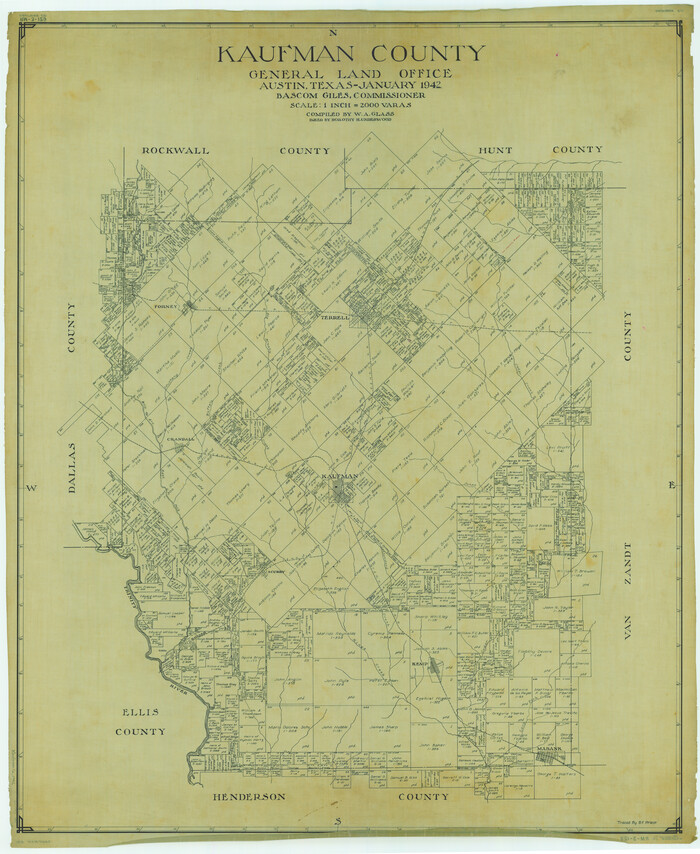 1871, Kaufman County, General Map Collection