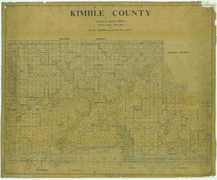 1875, Kimble County, General Map Collection