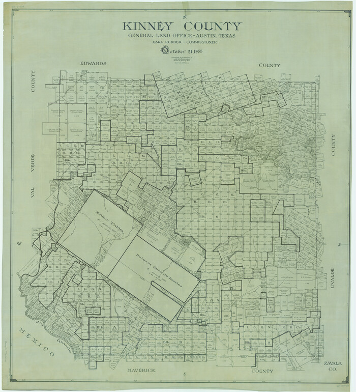 1877, Kinney County, General Map Collection