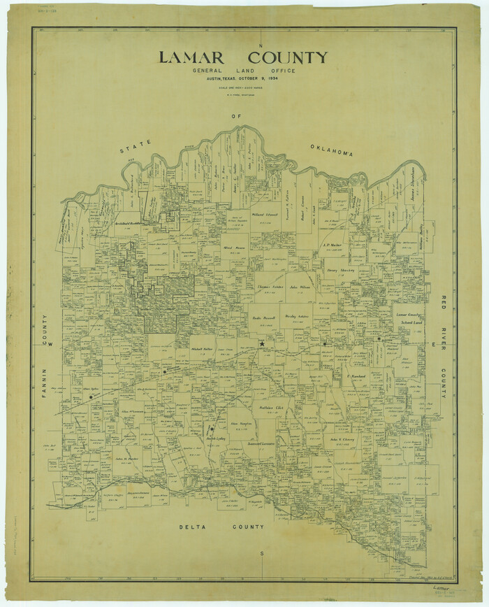 1880, Lamar County, General Map Collection