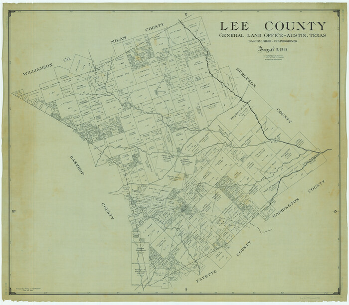 1882, Lee County, General Map Collection