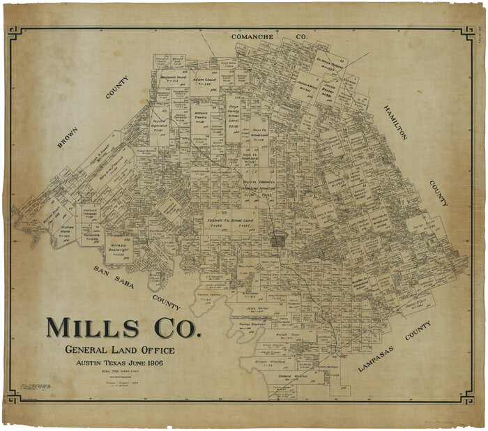 1892, Mills Co., General Map Collection