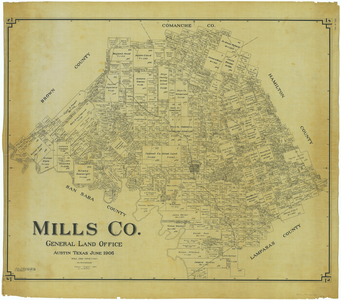 1892, Mills Co., General Map Collection