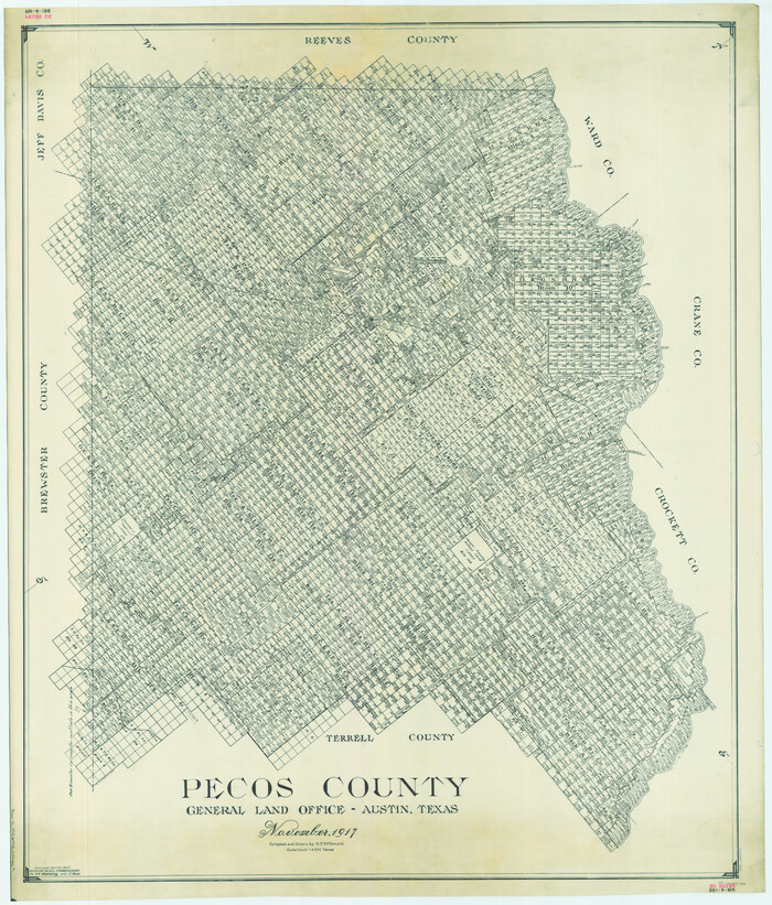 1893, Pecos County, General Map Collection