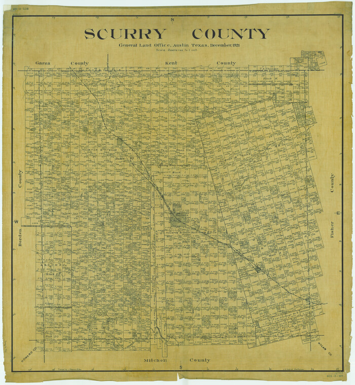 1895, Scurry County, General Map Collection
