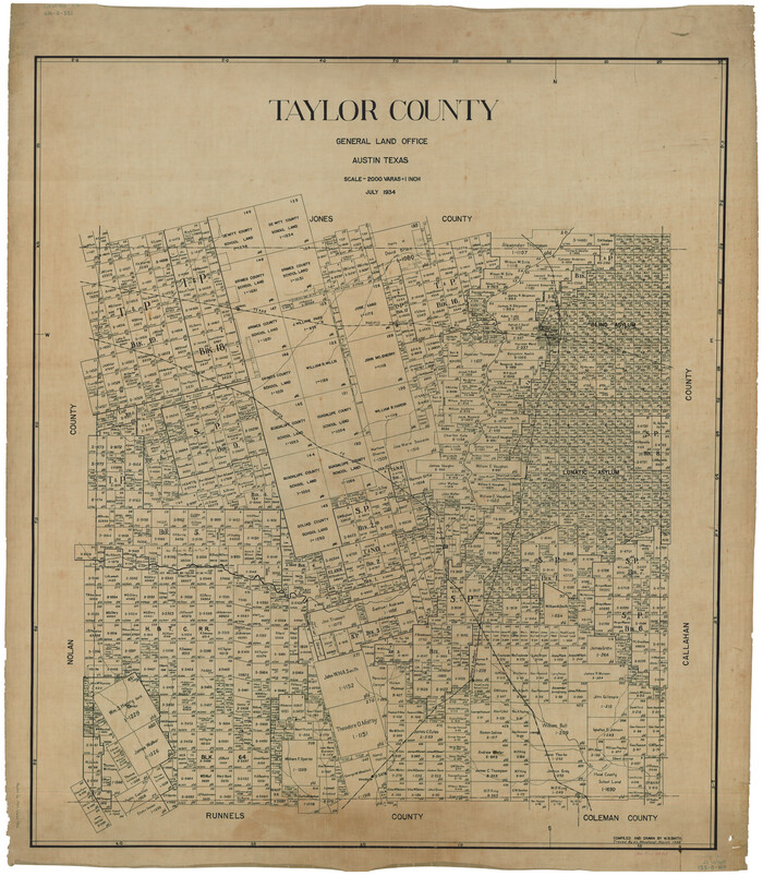 1897, Taylor County, General Map Collection
