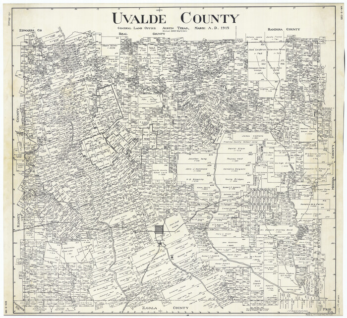 1898, Uvalde County, General Map Collection