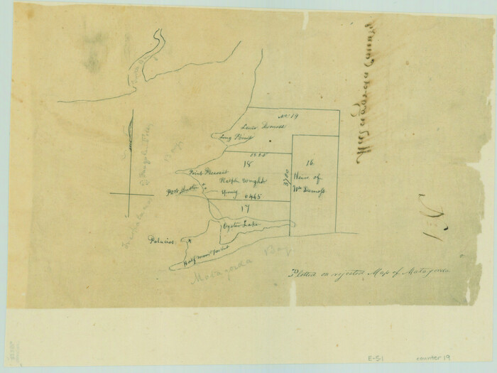 19, [Surveys on Trespalacios Bay], General Map Collection