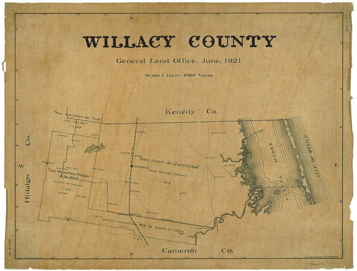 1901, Willacy County, General Map Collection
