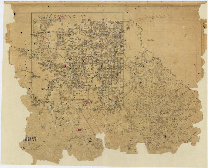 1970, Map of Dallas, Tarrant and part of Ellis County and Peters Colony, General Map Collection