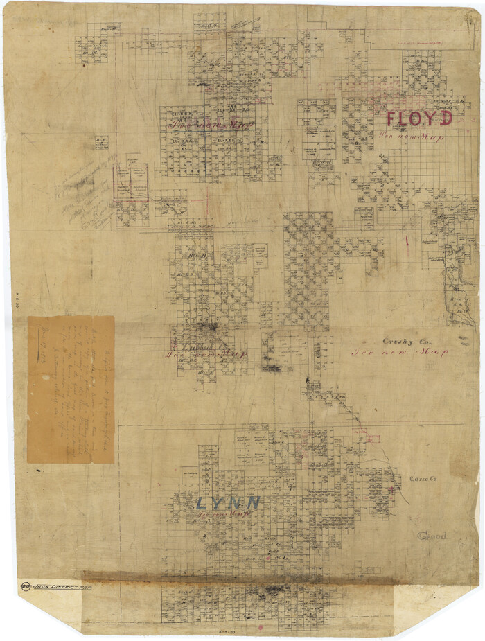 1991, [Jack District Map], General Map Collection