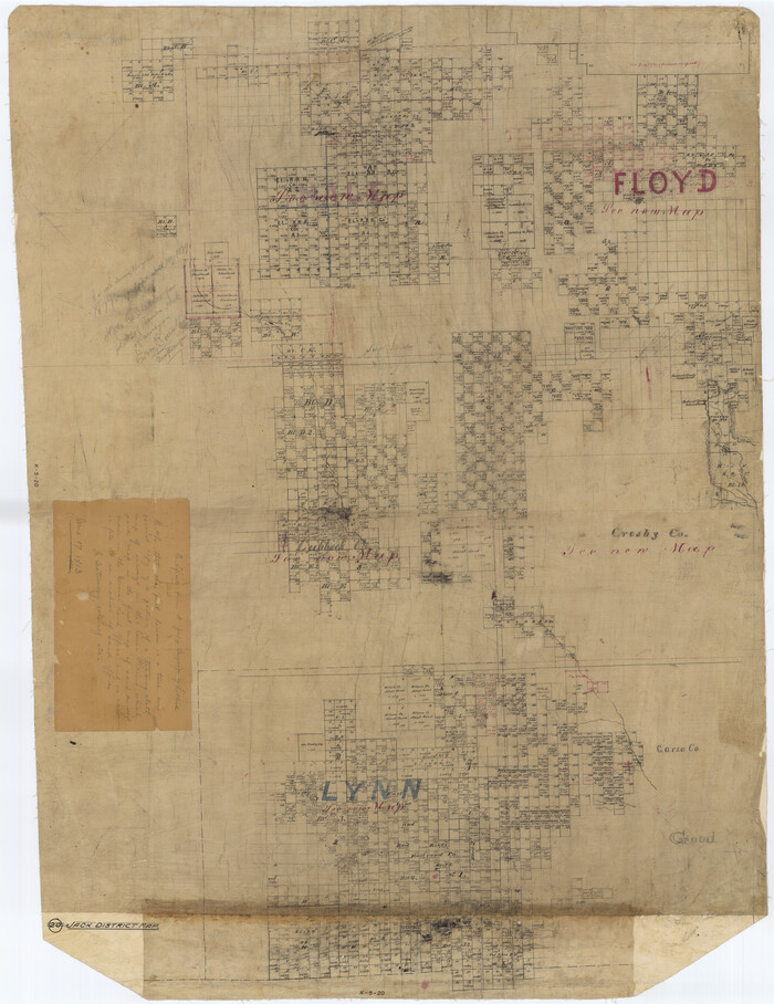 1991, [Jack District Map], General Map Collection
