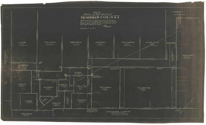 2049, Map of a part of the North Portion of Harris County, General Map Collection