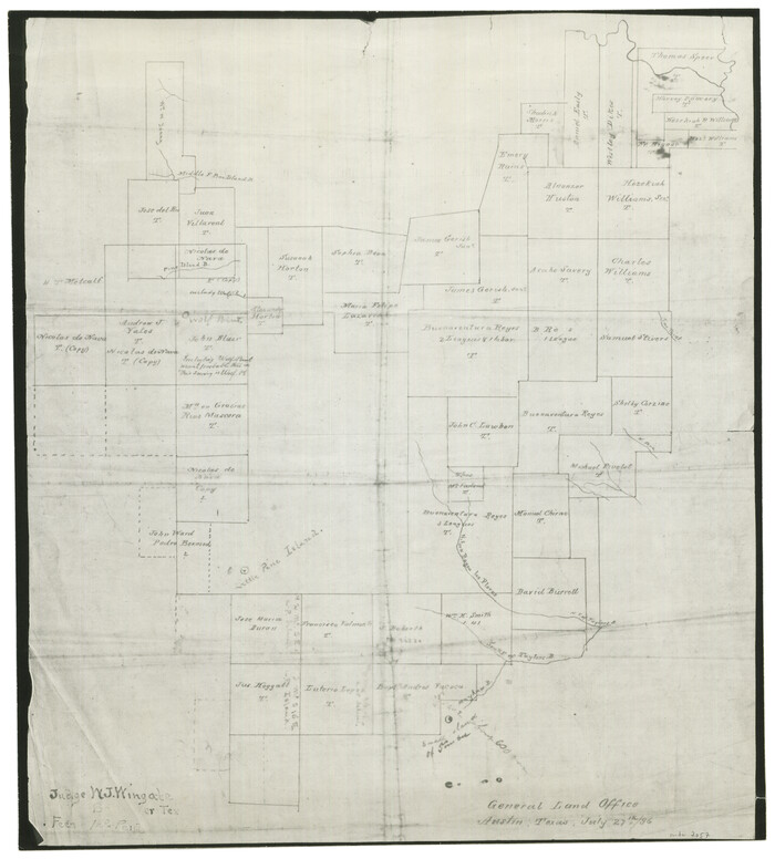 2057, Buenaventura Reyes Grants, General Map Collection