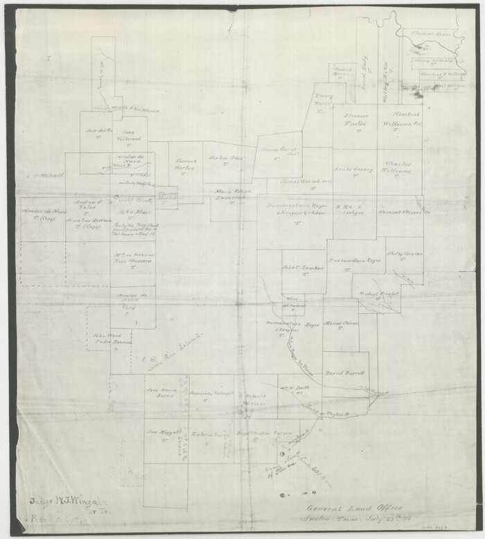 2057, Buenaventura Reyes Grants, General Map Collection