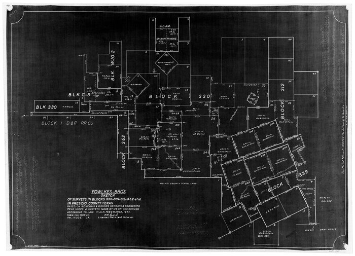 2061, Presidio County Rolled Sketch 83B, General Map Collection
