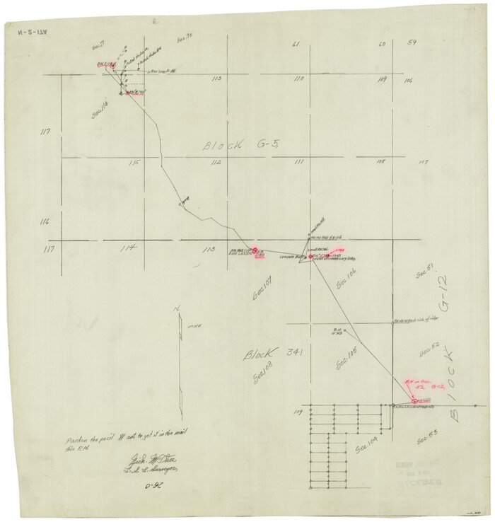 2069, [Blocks 341, G-5, G-12, TCRRCo.], General Map Collection
