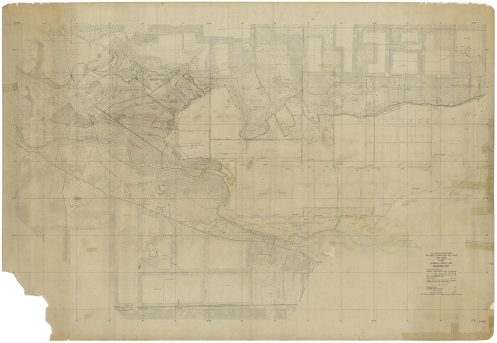 2086, [Subdivision of Nueces Bay and list of Court Decrees], General Map Collection
