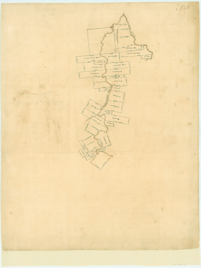 21, [Surveys in the Victoria District along the Guadalupe and Coleto Rivers], General Map Collection
