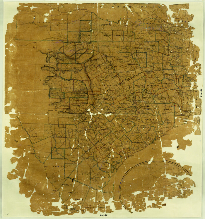 2127, J. De Cordova's Map of the State of Texas Compiled from the records of the General Land Office of the State, General Map Collection