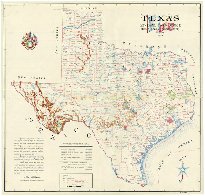 2151, Texas, General Map Collection