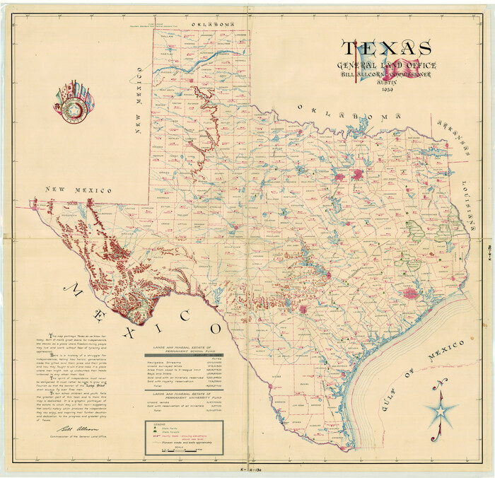 2152, Texas, General Map Collection