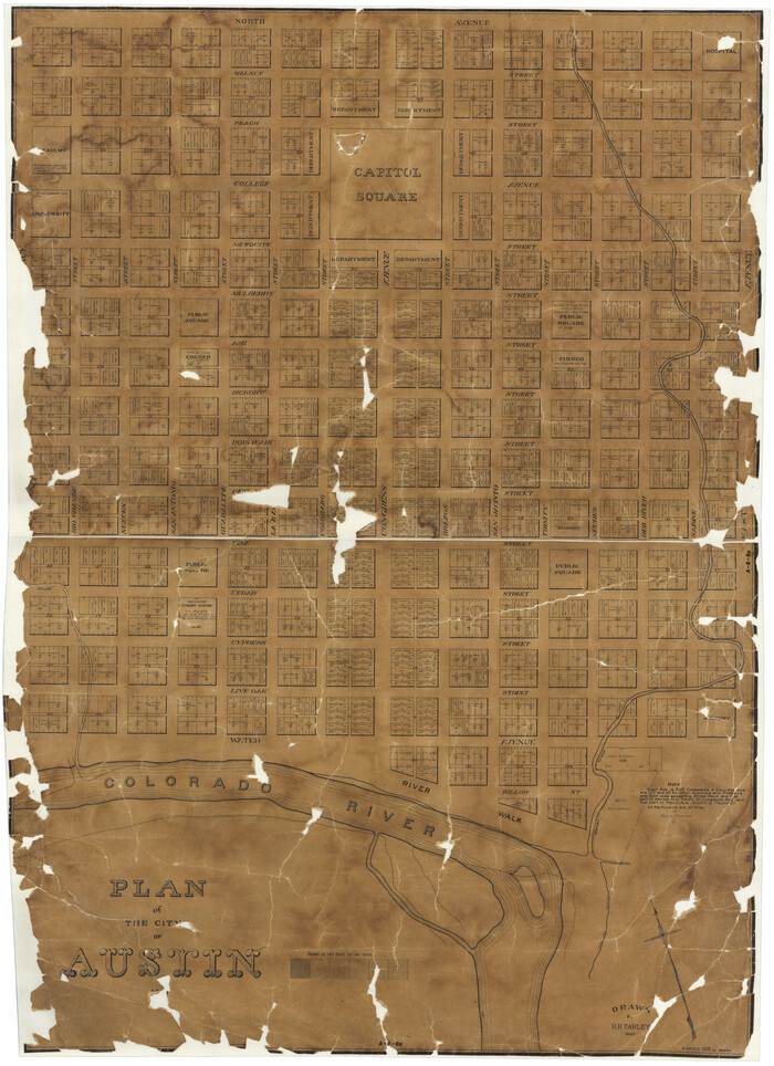 2176, Plan of the City of Austin, General Map Collection