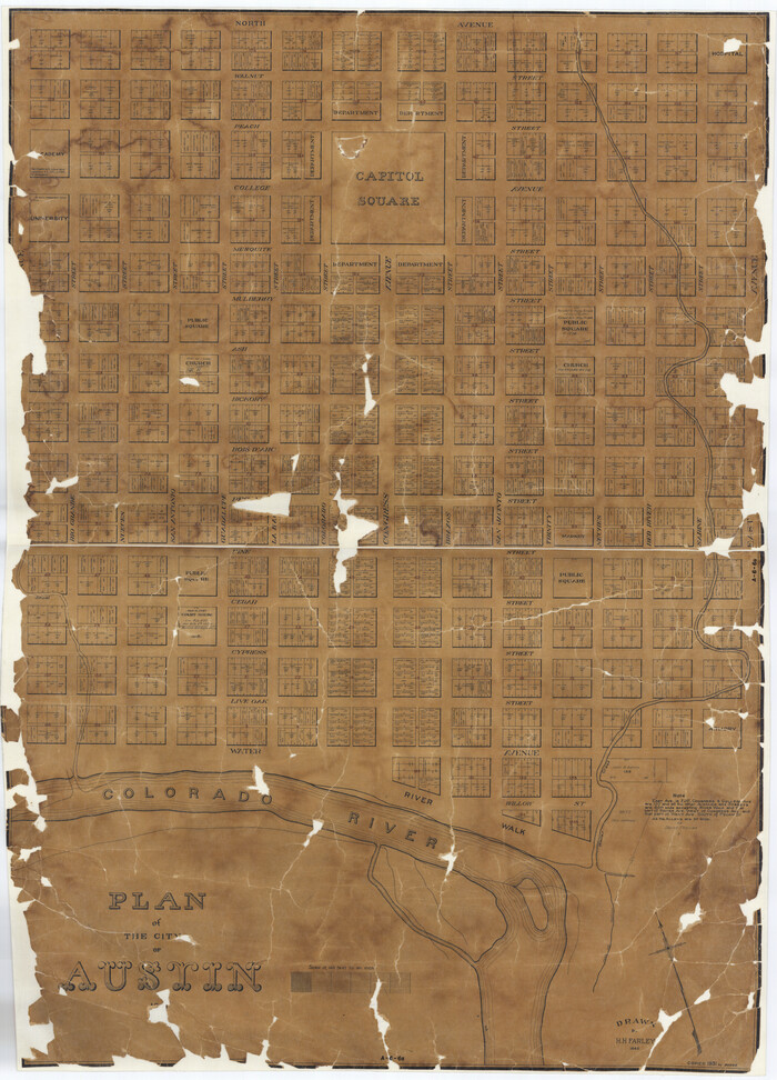 2176, Plan of the City of Austin, General Map Collection