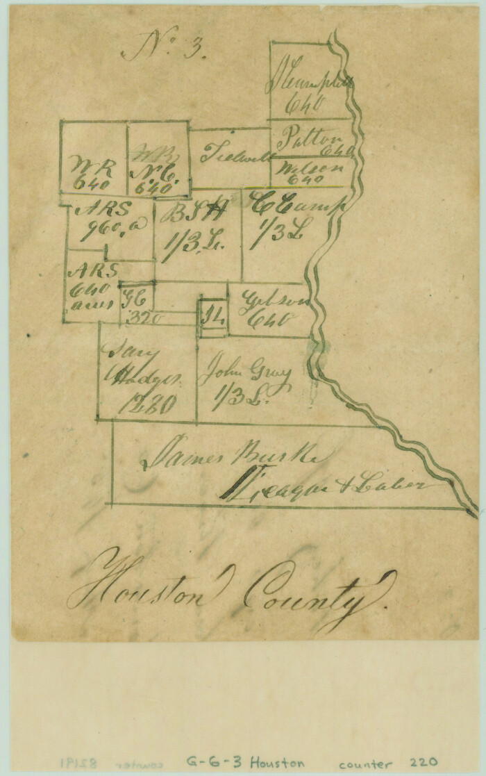220, [Surveys on the Neches River], General Map Collection